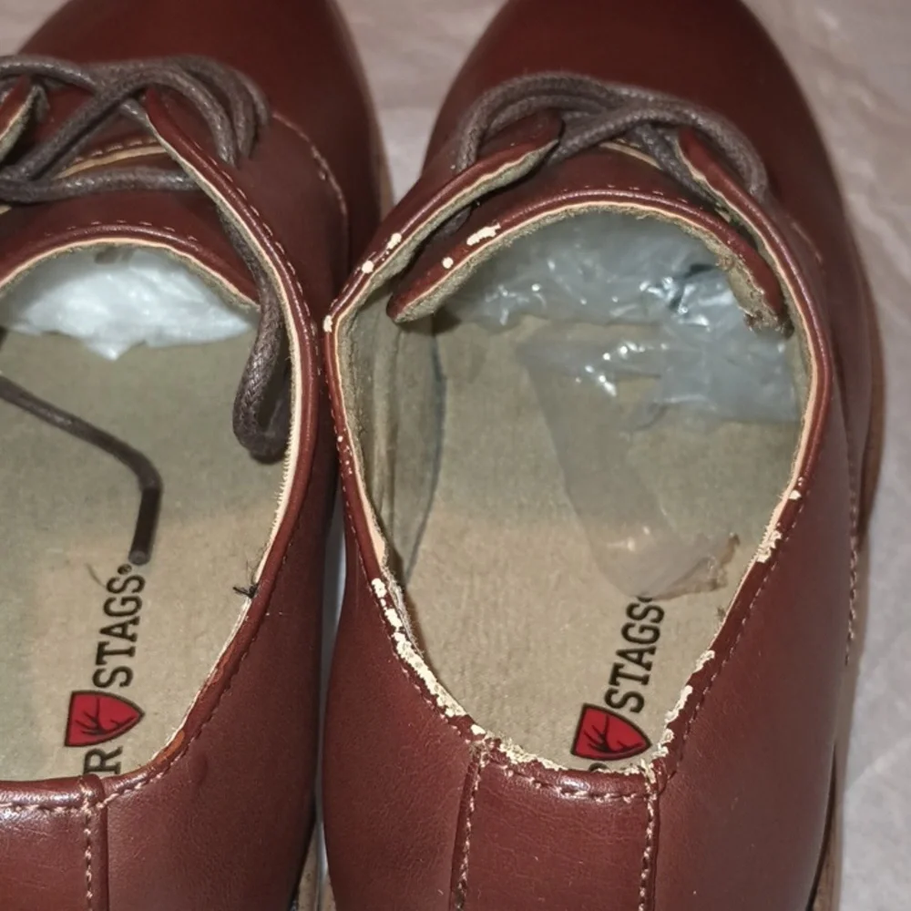 Deer Stags Denny Boys Rich Brown Oxfords